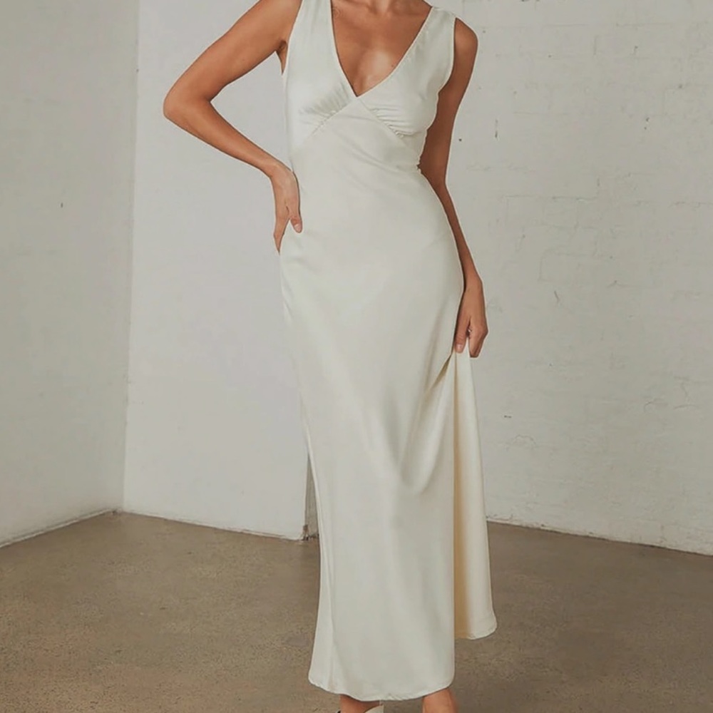Peppermayo loren midi in ivory
